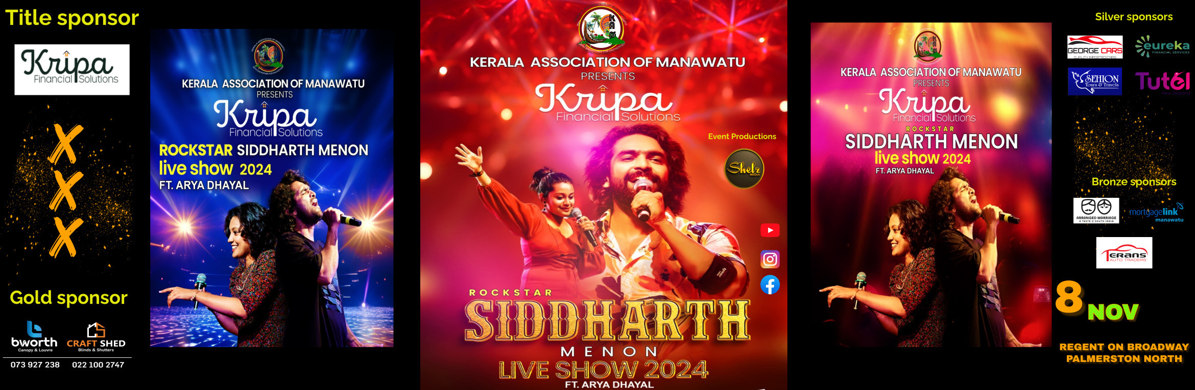 Siddharth Menon Live Show 2024